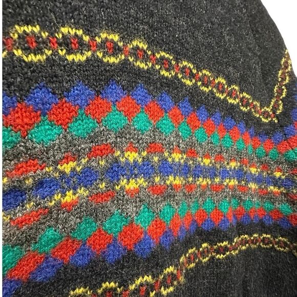 VTG Christopher Hayes Grandpacore Wool Knit Sweater Men’s Large Made in Scotland - Picture 16 of 16